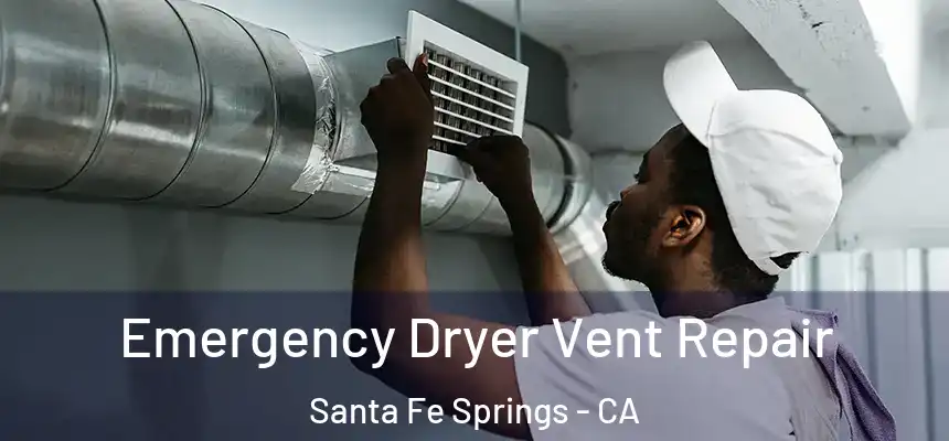 Emergency Dryer Vent Repair Santa Fe Springs - CA