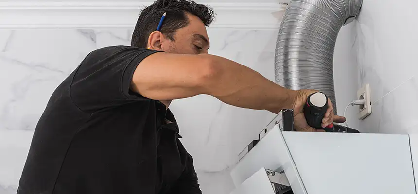 Precision In-wall Dryer Vent Cleaning & Rerouting Corrections in Santa Fe Springs, CA