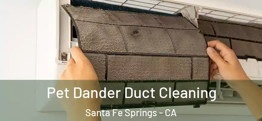 Pet Dander Duct Cleaning Santa Fe Springs - CA